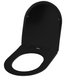Сиденье для унитаза Rea Flat black REA-C6003, Черный/золото