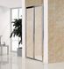 Душевые двери Eger Bifold 80x195 см раздвижные прозрачное стекло профиль хром 599-029-80, прозрачный, хром