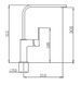 Смеситель для кухни GRB Kitchens 60820600, Хром
