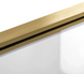 Шторка для ванни Rea Elegant 80 brushed gold нерухома REA-W6601, Універсальна, прозорий, золотий