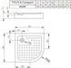Душевой поддон Radaway Tinos A Compact 90x90 S4TIA9090-08