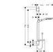 Душовий гарнітур Hansgrohe Raindance Select S 120/ Unica S Puro 26630000