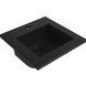 Умивальник Mexen Atena 41 black matt врізний MEX-25014170, Черный матовый