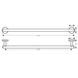 Держатель для полотенец Hansgrohe Logis 41716000