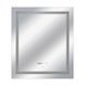 Зеркало Qtap Mideya 700х800 с LED-подсветкой Touch, с антизапотеванием, с часами, диммером яркости QT2078DCF7080W
