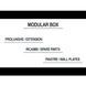 Термостат для душу/ванни Paffoni Modular Box black matt MDE019NO, Черный матовый