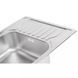 Кухонная мойка 630x500x180 мм + сифон Wezer 6350(08) Satin, Satin