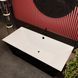 Ванна отдельностоящая глянцевая Amidicon Sparta 173x73 черная из литого камня SPARTA_173_BLACK_HL, Черно-белый