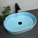 Умивальник (раковина) VBI VERONA 50 BLUE MATT накладний, Синий