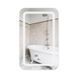 Зеркало Qtap Mideya с антизапотеванием (DC-F911) 500х800 QT2078F911W, Белый