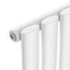 Вертикальний радіатор Navin Ellipse 480x1800-8, anticor, білий 10-012033-4880, Білий