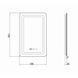 Зеркало Qtap Mideya с антизапотеванием (DC-F911) 500х800 QT2078F911W, Белый
