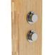 Душевая панель Corsan Bali bamboo хром с термостатом B231TCH, Дуб
