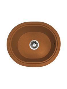 Кухонная мойка Adamant Circum 500x425x180 terra-cotta 633223, Цемент матовый