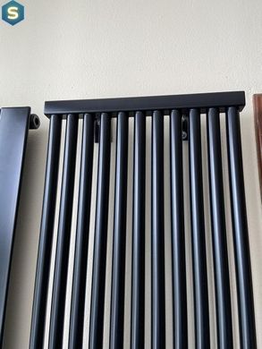 Дизайнерський радіатор Betatherm PS Style 1 H-1800 мм, L-441 мм бічне підключення PS 1180/12 9005M 34, Черный матовый