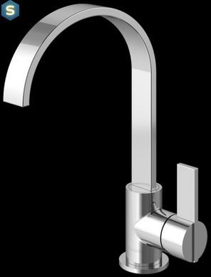 Змішувач для кухні Kohlman Dexame chrome QB140D, Хром