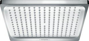 Верхний душ Hansgrohe Crometta E 240 1jet EcoSmart 9л/мин белый/ хром 26727000