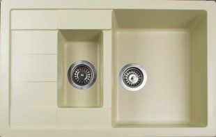 Кухонная мойка Adamant Anila Plus 775x495x200 Бежевый ivory 100001404, Бежевый