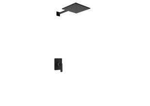 Душова система Kohlman Experience 30 black + BOX прихованого монтажу QW220EBQ30, Черный матовый