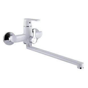 Смеситель для ванны Globus Lux Laguna GLA-0208-7-white, Белый