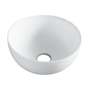 Умывальник накладной Volle Ola 36x36x15 см white 1301.005336, Белый