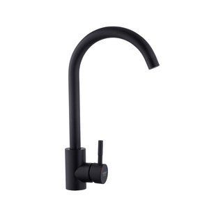 Смеситель для кухни Kroner KRP Edelstahl Klassisch - SCH035 CV023003, Черный матовый