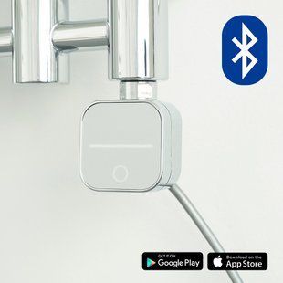 Электрический тен HeatQ NEX 600 Вт Bluetooth с кабелем цвет хром (N600.CR.SC), Хром