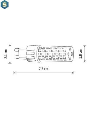 Лампочка Nowodvorski 10933 Bulb G9 1x7W 4000K 900Lm Wh