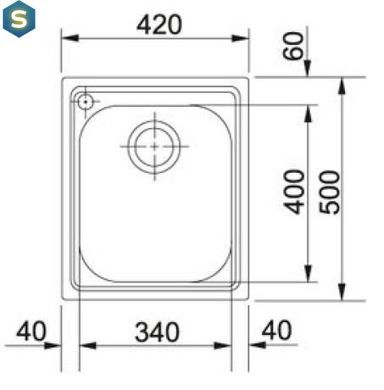 Кухонна мийка Franke Armonia AMX 610 101.0381.770, Polish