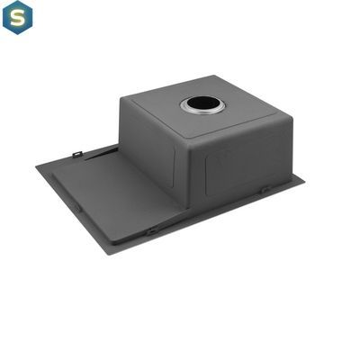 Кухонная мойка Kroner KRP Geb&uuml;rstet - 6350LHM (3.0/1.0 мм) CV031320, Нержавеющая сталь