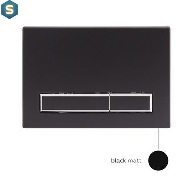 Набор: Qtap инсталляция 3 в 1 Nest QT0133M425 с панелью смыва линейной QT0111M08V1091MB + унитаз с сиденьем Tern QT1733052ERMB