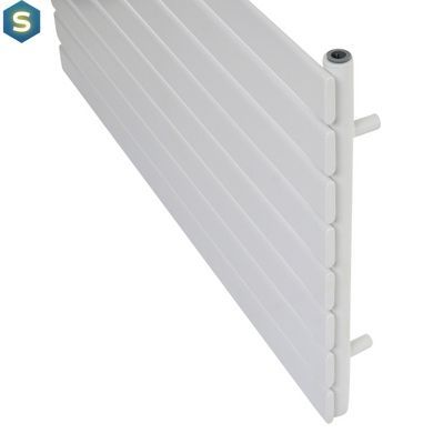 Горизонтальный дизайнерский радиатор отопления Arttidesign Livorno G 8/544/1000 белый матовый, Белый матовый
