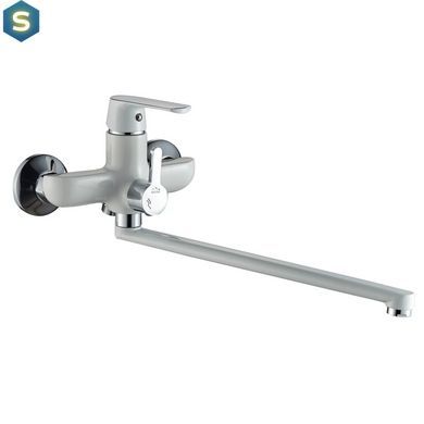 Змішувач для ванної Globus Lux Laguna GLA-0208-7-white, Білий