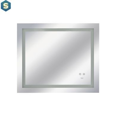 Зеркало Qtap Mideya 800х700 с LED-подсветкой Touch, с антизапотеванием, с диммером яркости Reverse QT2078NCF8070W