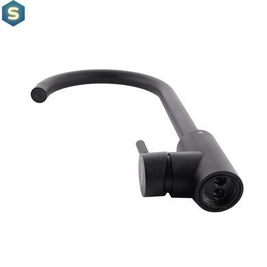 Змішувач для кухні Kroner KRP Edelstahl Klassisch - SCH035 CV023003, Черный матовый