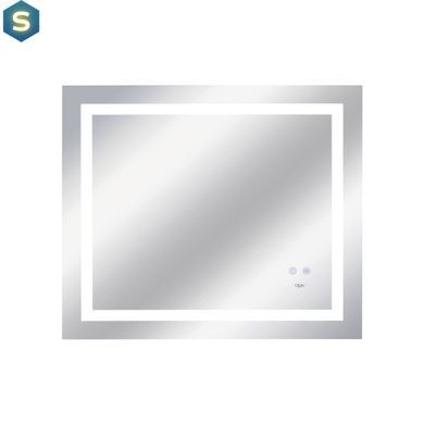 Зеркало Qtap Mideya 800х700 с LED-подсветкой Touch, с антизапотеванием, с диммером яркости Reverse QT2078NCF8070W