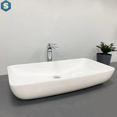 Умивальник (раковина) VBI SILVI 70 WHITE накладний, Білий