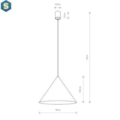 Подвесной светильник Nowodvorski 10872 Zenith L GU10 1x20W IP20 Silk Gray