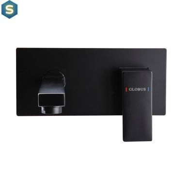 Змішувач для умивальника Globus Lux Milano GLM-204-BB-SMART, Черный матовый