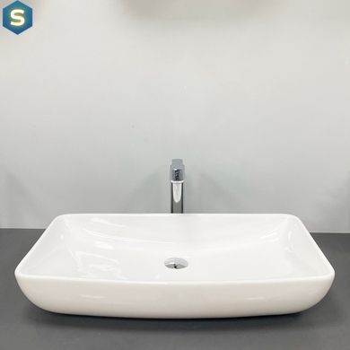 Умивальник (раковина) VBI SILVI 70 WHITE накладний, Білий