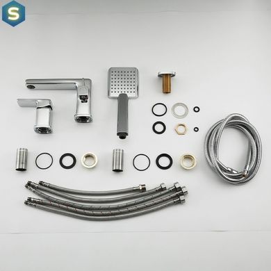 Смеситель для ванны на борт Frap F1160, хром, Хром