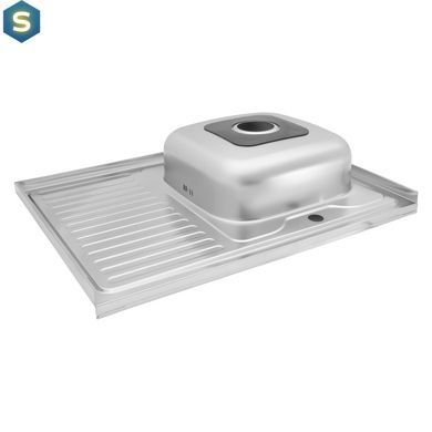 Кухонная мойка Kroner KRP Dekor-6080R (0,6 мм) CV022815, Decor