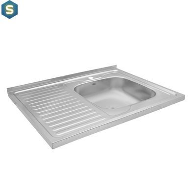 Кухонная мойка Kroner KRP Dekor-6080R (0,6 мм) CV022815, Decor