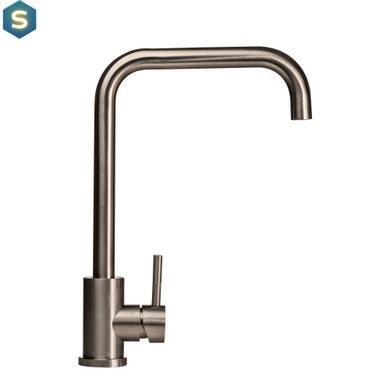 Змішувач для кухні Globus Lux Alpen SUS-203L, Графитовый хром