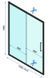 Душевая кабина Rea Rapid Slide 80x140 black REA-K6421 + REA-K6404, Черный матовый, Универсальная, прозрачный, черный матовый