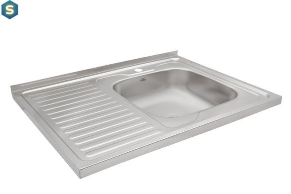 Кухонная мойка Kroner KRP Dekor-6080R (0,6 мм) CV022815, Decor