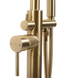 Змішувач для ванни Rea Aras brushed gold підлоговий REA-B2719, Золотий