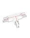 З'єднувач Nowodvorski 8236 Ctls Power T Connector Left 2 T-l2 Wh