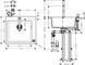 Кухонна мийка Hansgrohe Сombi C51-F450-06 560x510 Select із змішувачем хром 43217000