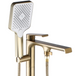 Смеситель для ванны Rea Hass brushed gold напольный REA-B6404, Золотой
